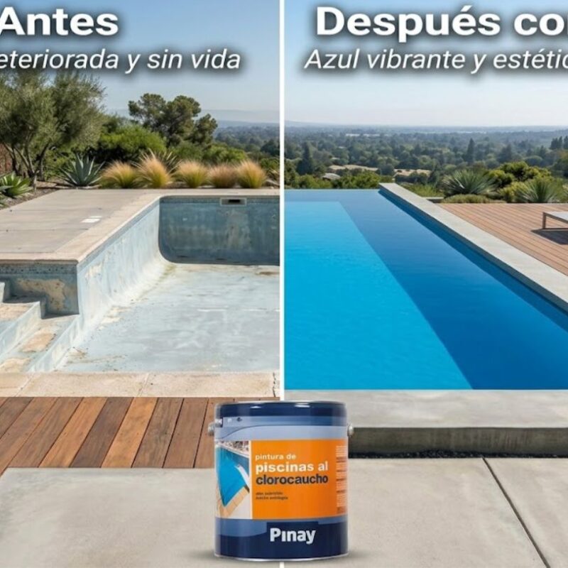 Pintura Piscinas clorocaucho Azul